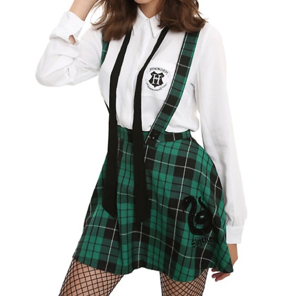 slytherin suspender skirt